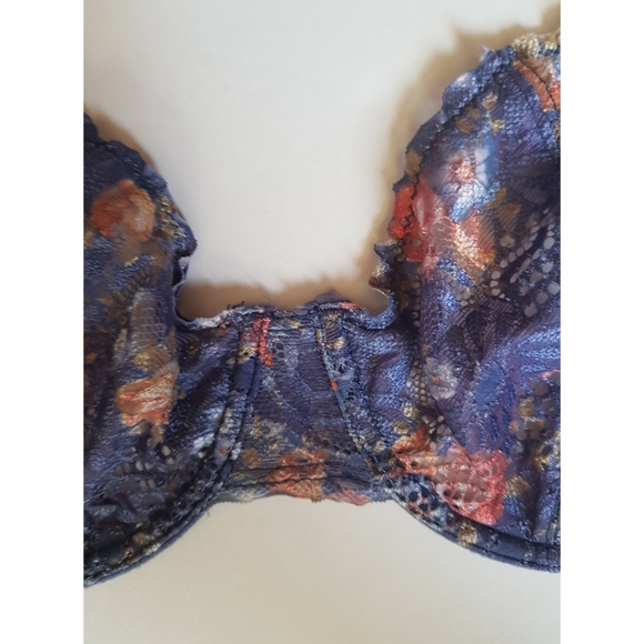 Vogue Dessous Sheer Lace Unlined Bra - Picture 3 of 12